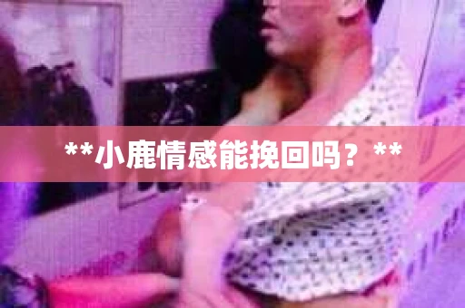 **小鹿情感能挽回吗？**