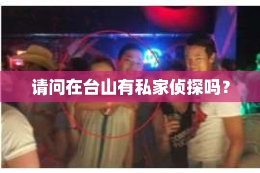 请问在台山有私家侦探吗？