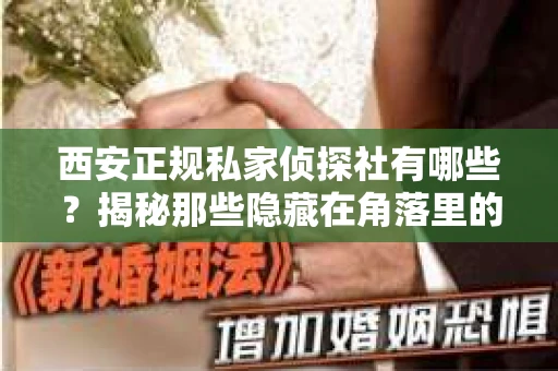 西安正规私家侦探社有哪些？揭秘那些隐藏在角落里的神秘力量