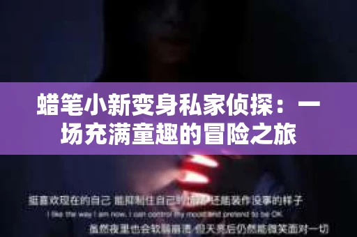 蜡笔小新变身私家侦探：一场充满童趣的冒险之旅