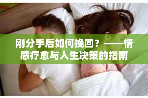 刚分手后如何挽回？——情感疗愈与人生决策的指南