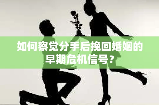如何察觉分手后挽回婚姻的早期危机信号？