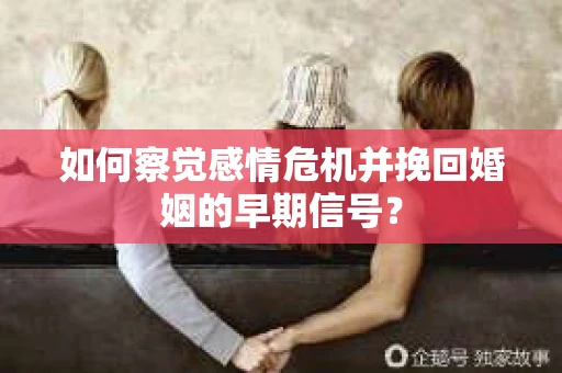 如何察觉感情危机并挽回婚姻的早期信号? 如何察觉感情危机并挽回婚姻的早期信号?