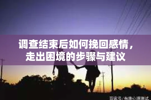 调查结束后如何挽回感情，走出困境的步骤与建议