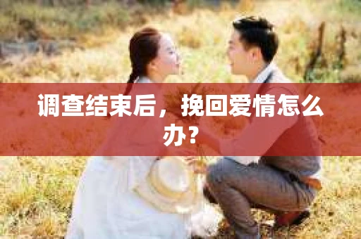 调查结束后，挽回爱情怎么办？